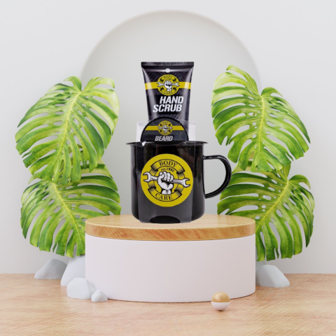 Coffret tasse mains et barbe
